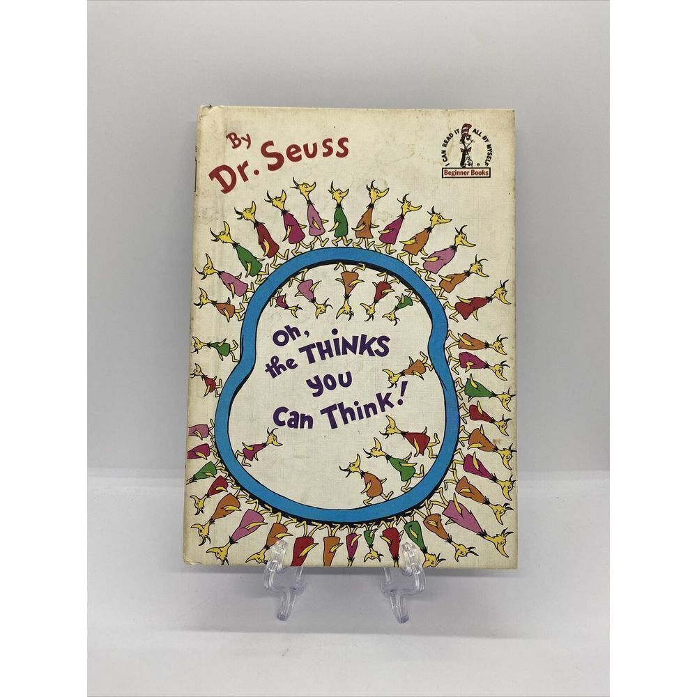 Dr Seuss Oh the Thinks You Can Think Beginner Book BCE Illust HC 1975 Vintage